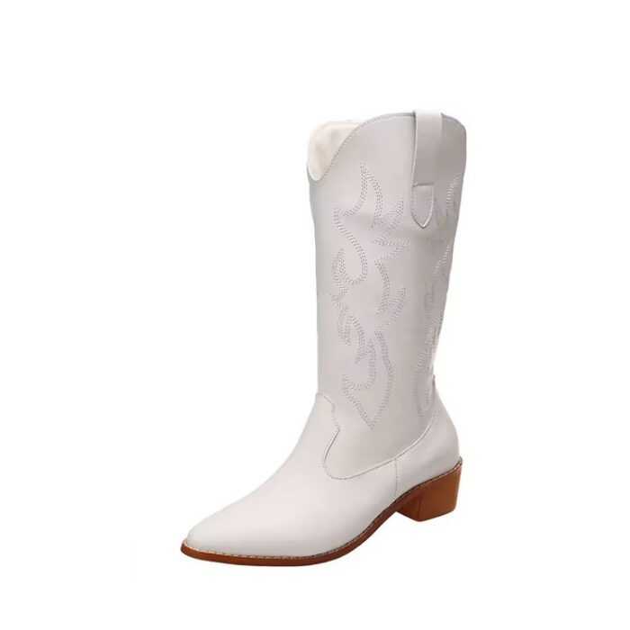 All White Cowboy Boots