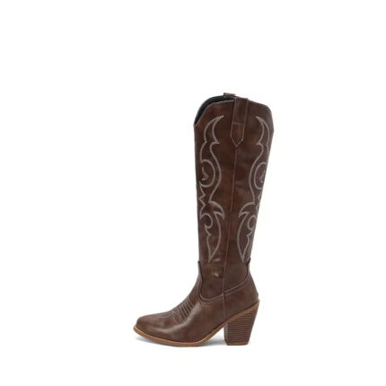 dark brown cowgirl boots