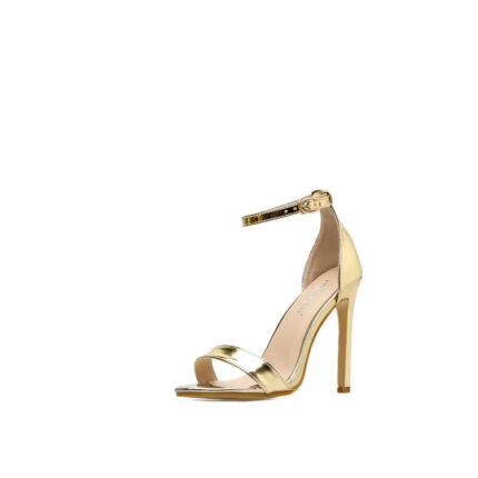 Gold High Heel Sandals