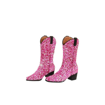 Pink Camo Cowboy Boots