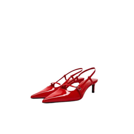 Red Slingback Heels