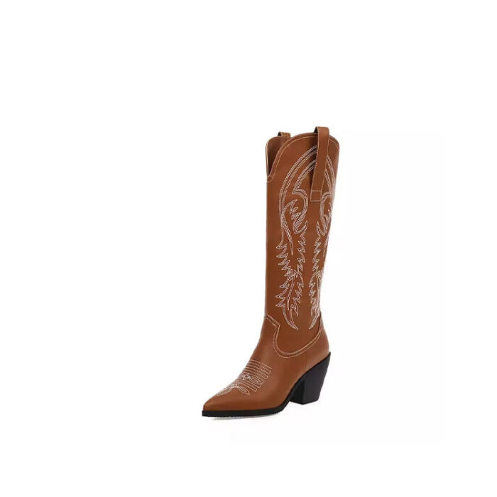 Tall Brown Cowboy Boots