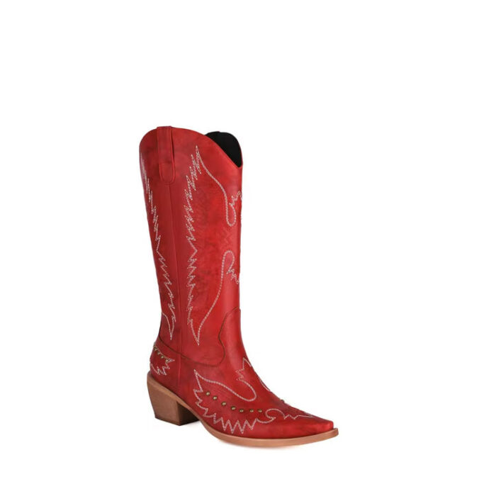 vintage red cowboy boots