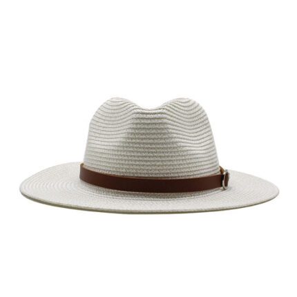 Warm Grey Cowboy Straw Hat