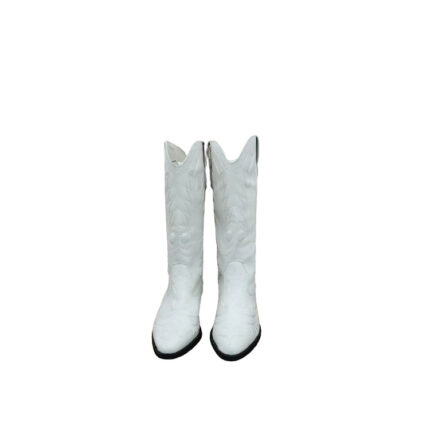 white leather cowgirl boots